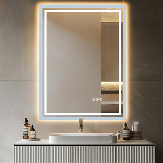 Full-Length Mirror with Built-In LED