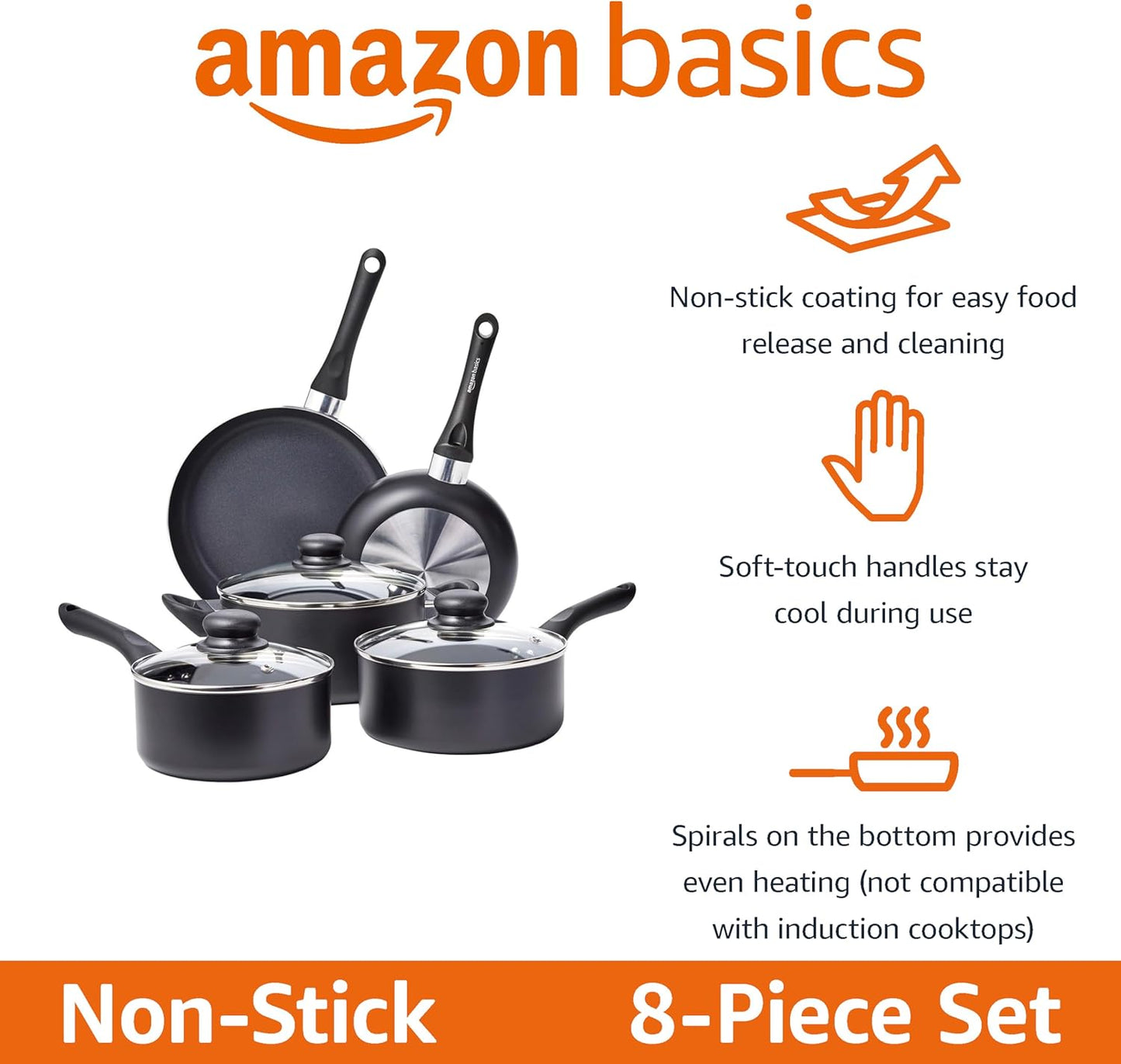 Non-Stick Induction Cookware Set