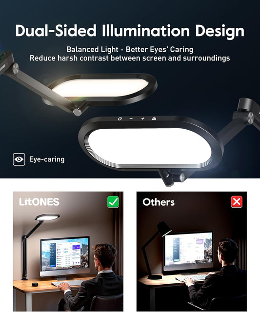 Adjustable Desk Lamp with USB