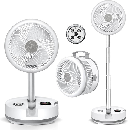 Retractable Mini Desk Fan